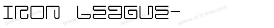 Iron League字体转换